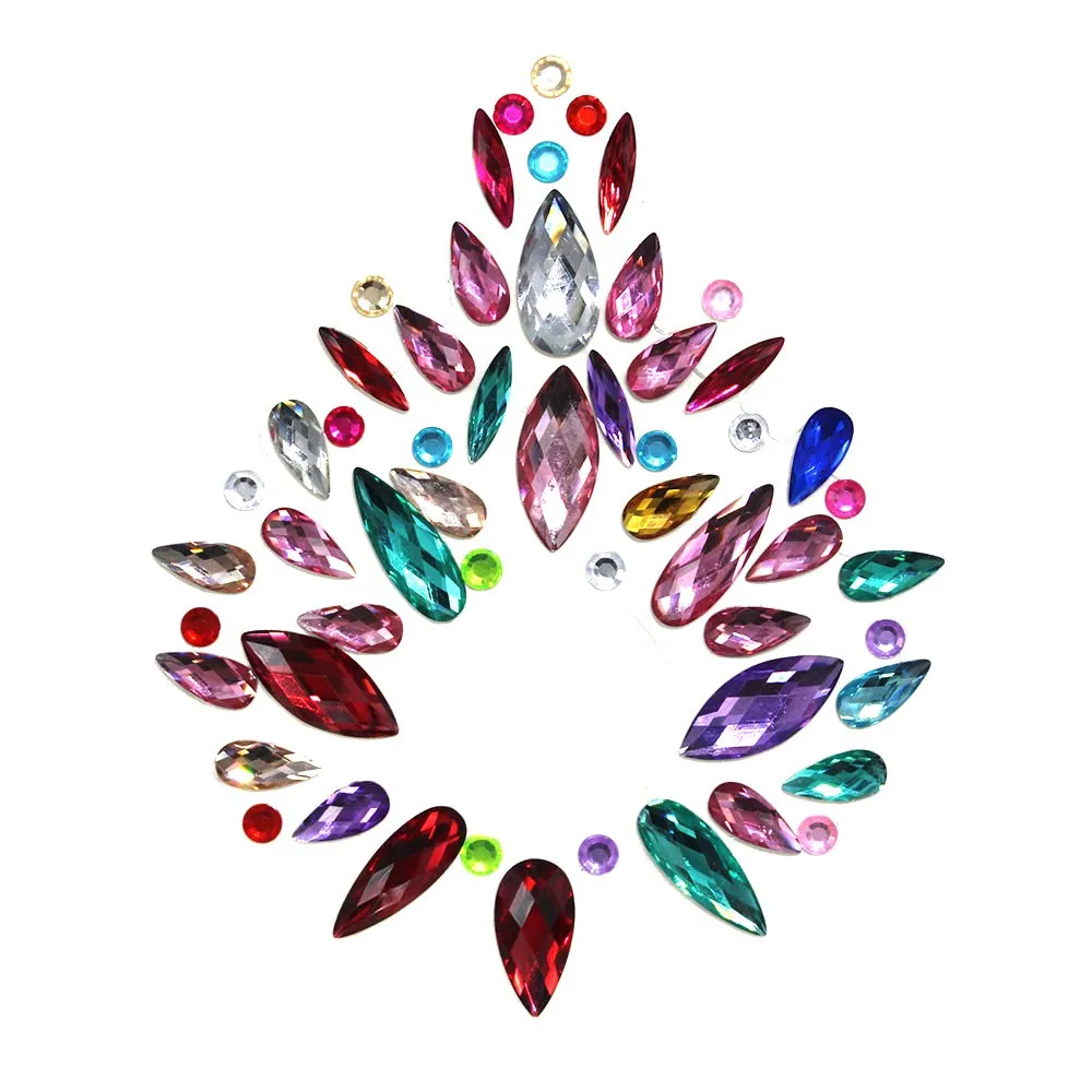 3D-Наклейки для пупка с кристаллами наклейки танца живота блестящие стразы