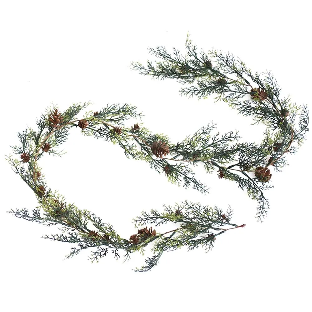 Вечерние искусственные двери Рождественский венок украшение для дома висячая