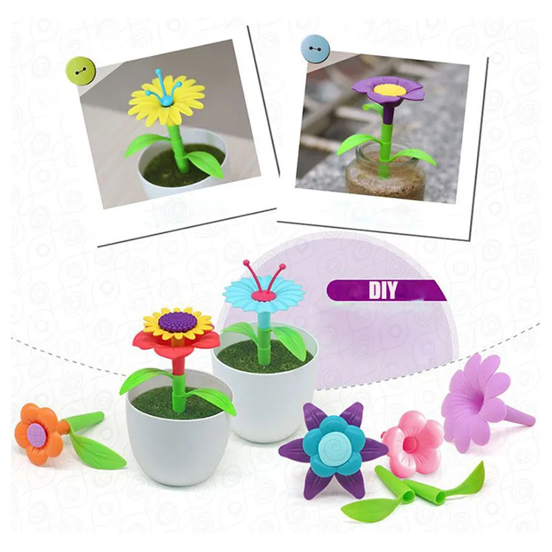 46 шт./набор Детский конструктор сад и цветы|Блочные конструкторы| |