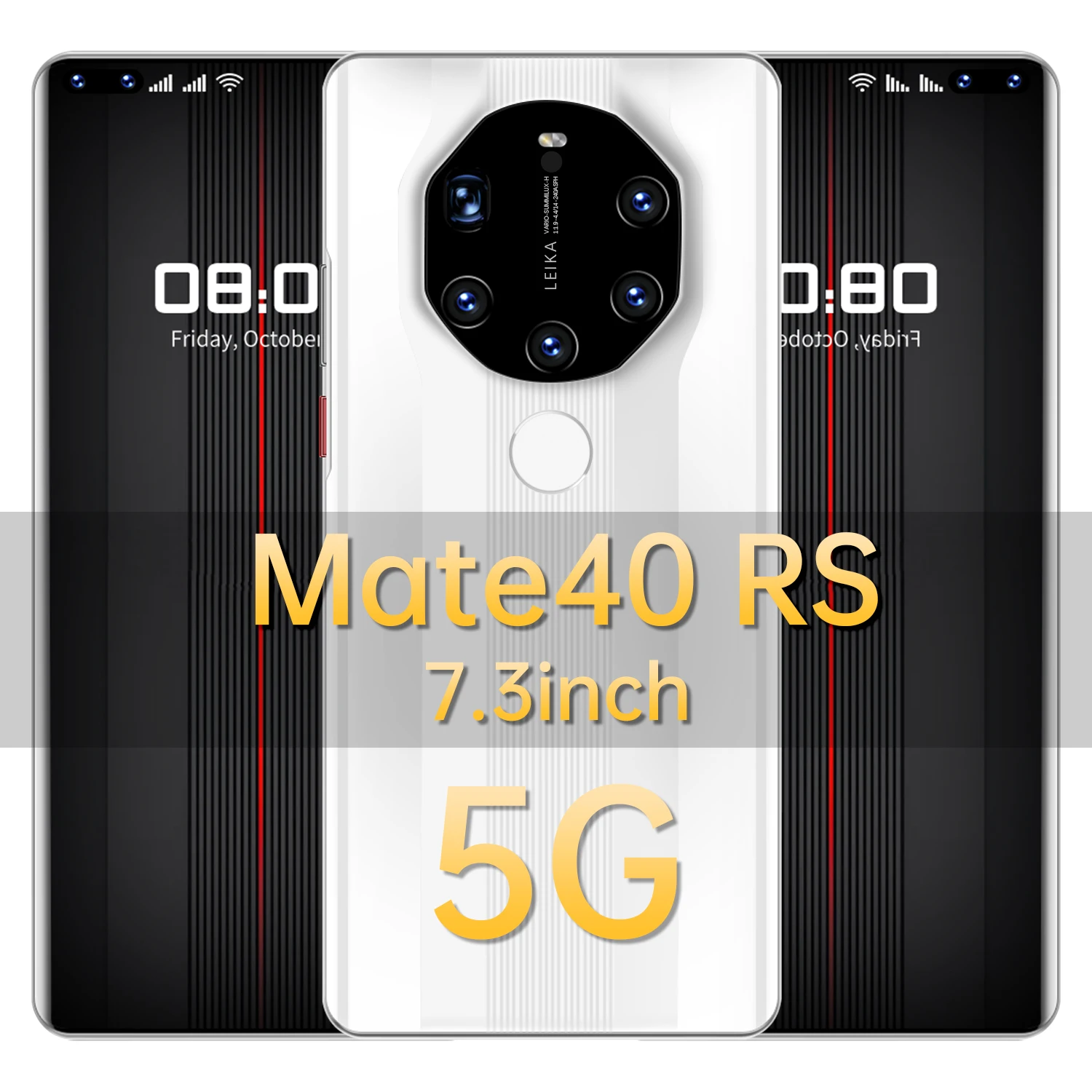 

2021 New Smartpone Mate40 RS Global Version Smartphonr 16G 512G Android10 Face ID Finger Print 6800mAh Snapdragon Mobile Phone