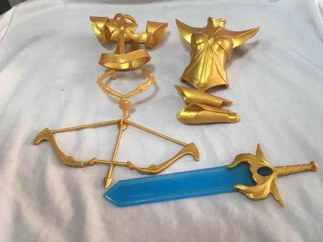 Оригинальный чудо кукла леди лук стрела меч Армор 7 шт./компл. аксессуары для