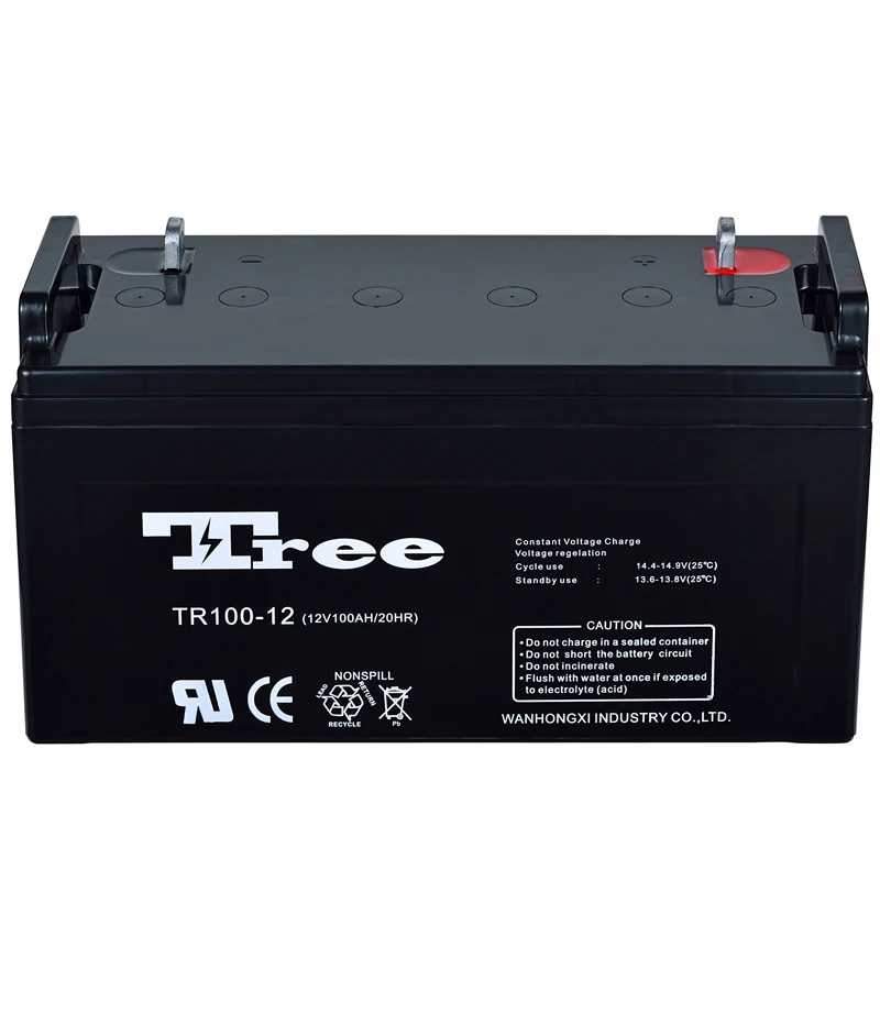 

Free maintenance lead acid 12V 100AH tubular plate battery