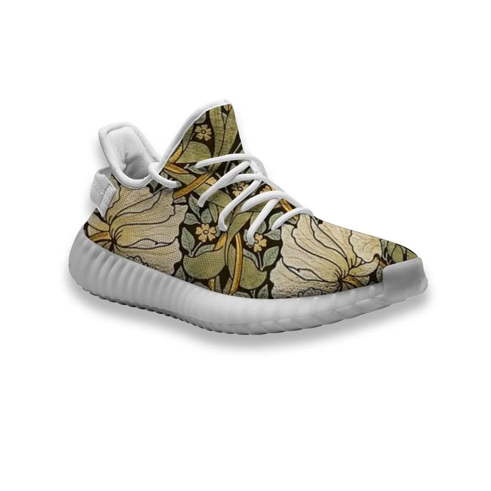 

Spring and summer new women's shoes floral print pattern shoes breathable casual flat-bottomed fashion casual sports shoes