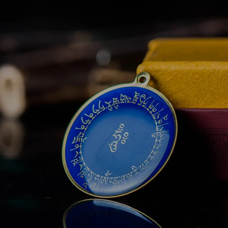 Статуя Будды злого Гуру Ринпоче маленькая тибетская буддистская медная подвеска