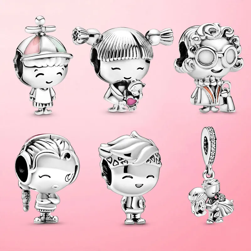 

Бусина-Шарм для девочек, серебро 100% пробы