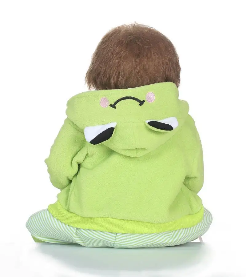 

55CM Full Body Silicone Reborn Bady Dolls Look Real Newborn Baby Bonecas Enchantimal Doll Educational Bath Toys For Kids Girls