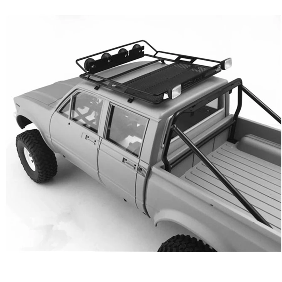 PEGASUS корпус металлический багажник для крыши для 1/10 Масштаб RC автомобиль 4WD TF2 KILLERBODY LC70 JEEP WRANGLER YJ Rc игрушки обновленные части