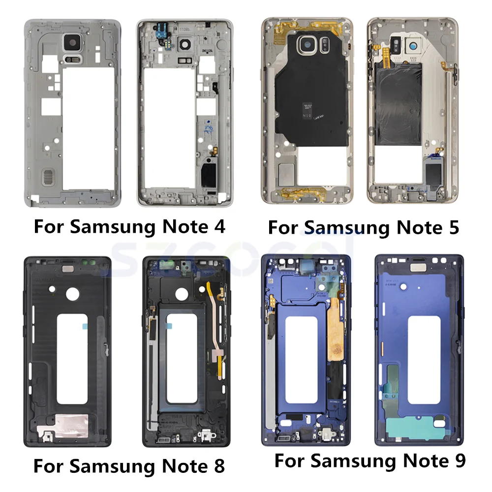 Корпус с рамкой для Samsung Galaxy Note 4 N910 5 N920 8 N950 9 N960 2 шт. | Мобильные телефоны и