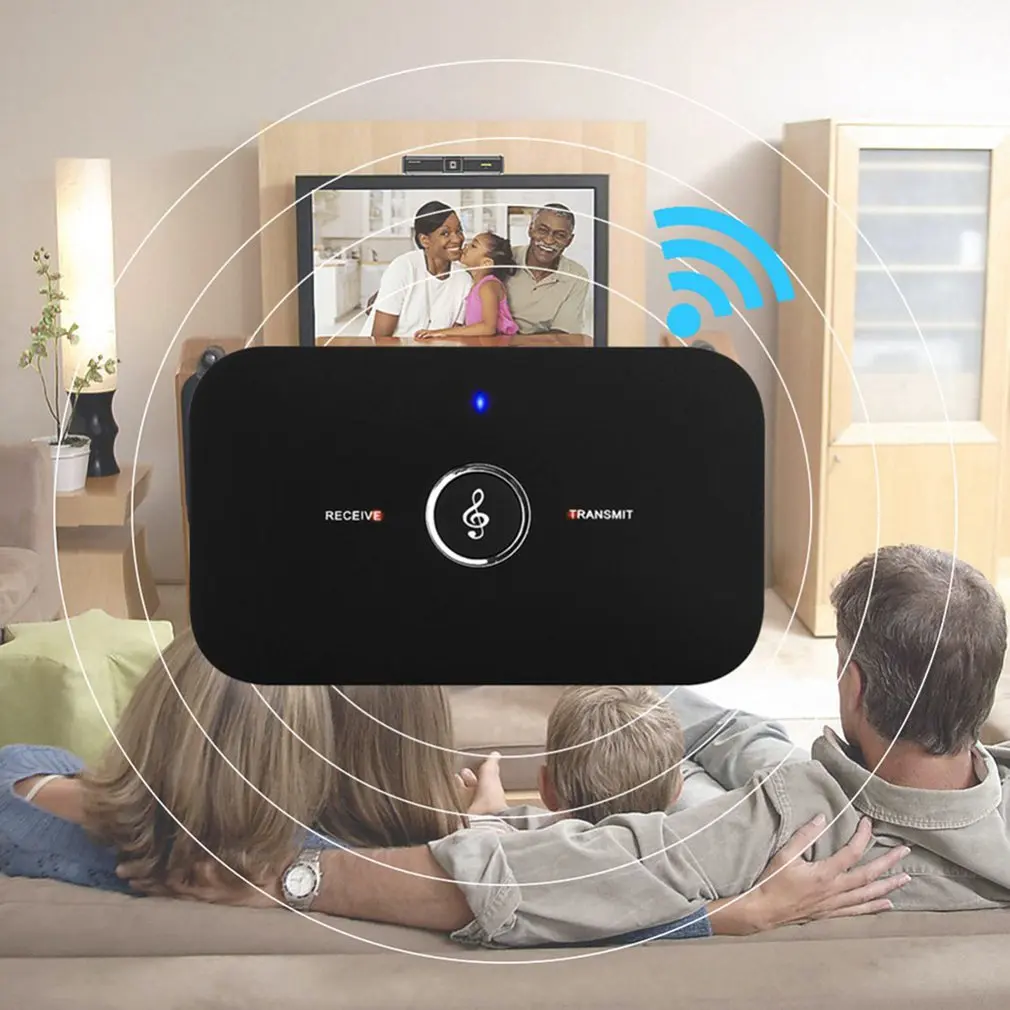 B6 Bluetooth-compatible 5.0 Transmitter Receiver 2In1 Wireless Audio Adapter 3.5mm 3.5 AUX Music For PC TV | Электроника