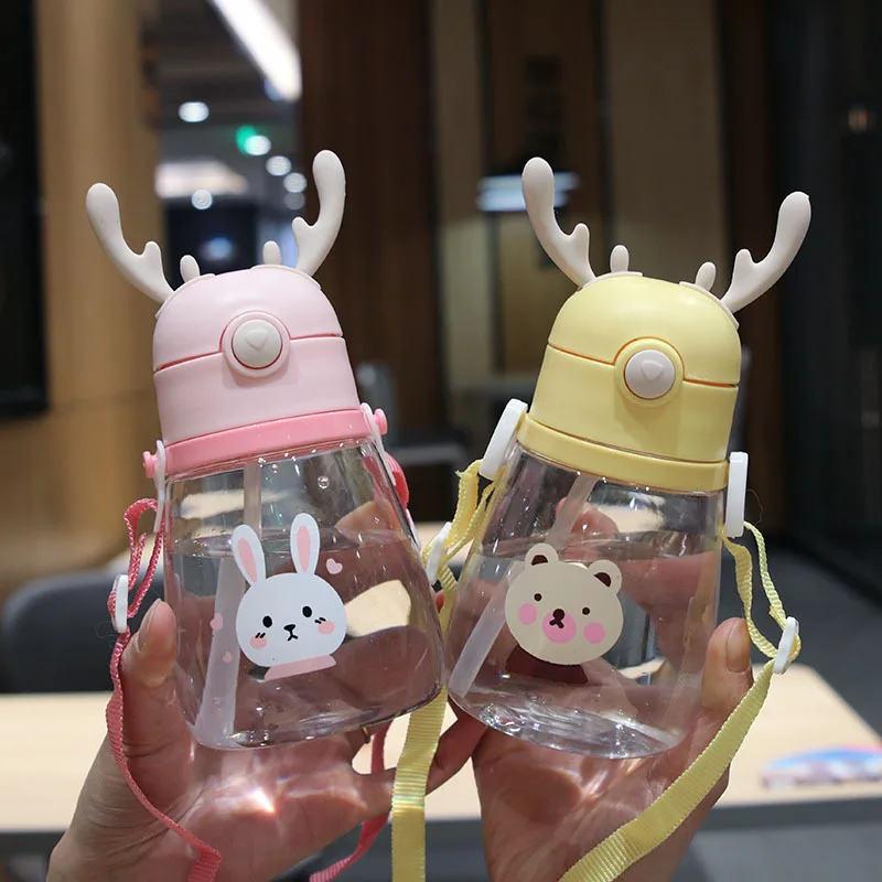 400 мл детская бутылка для воды BPA бесплатная чашка Детские портативная Для