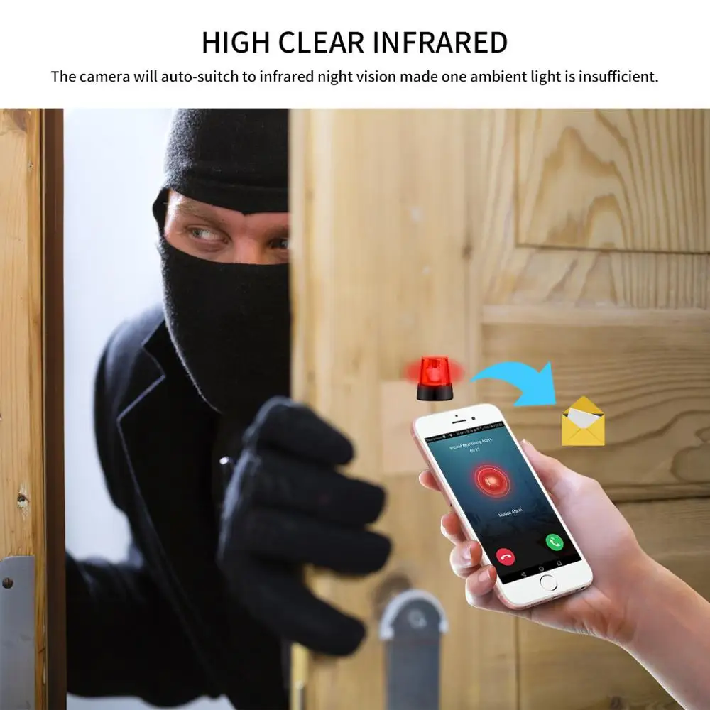 JOOAN, беспроводная ip-камера, 1080 P, HD, умная, WiFi, для домашней безопасности, инфракрасное, ночное видение, видеонаблюдение, CCTV камера, детский монитор