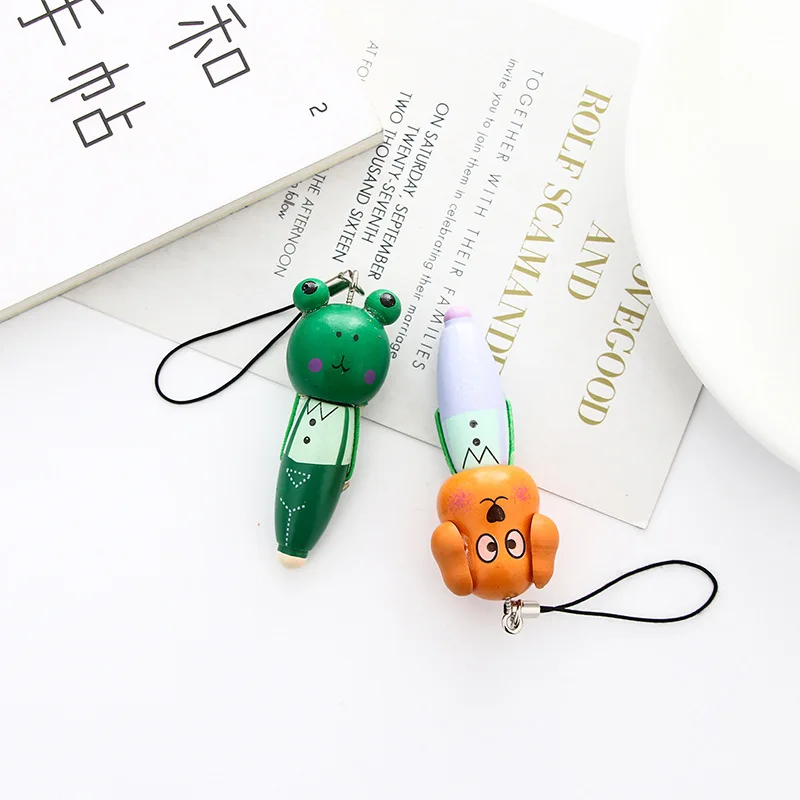 С милым рисунком животных Собака Щенок кролик деревянная ручка для студентов