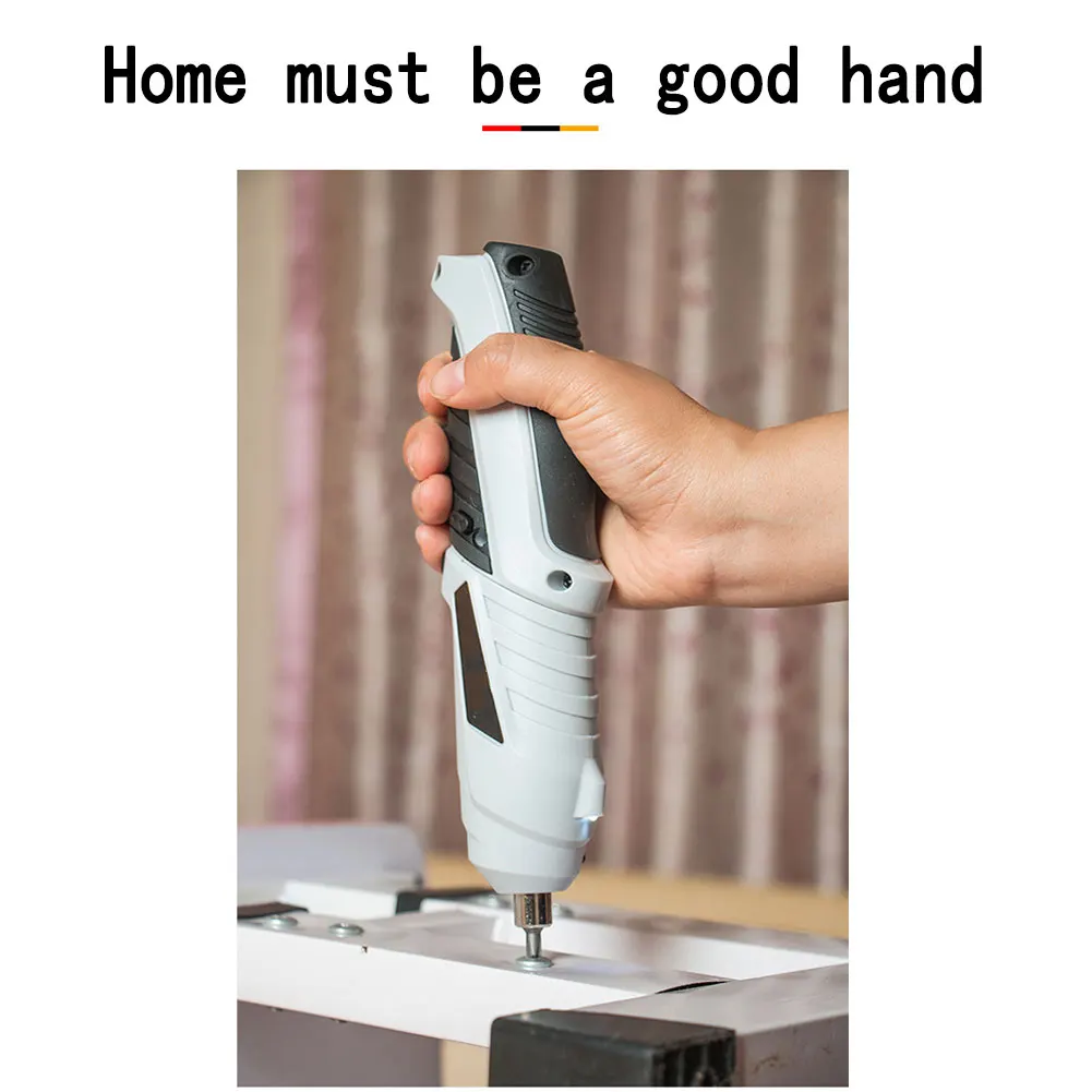 

47PCS/Set Cordless Screwdriver Electric Multi-function Powerful Drill Battery-Operated Screwdriver Household DIY Power Tools Set