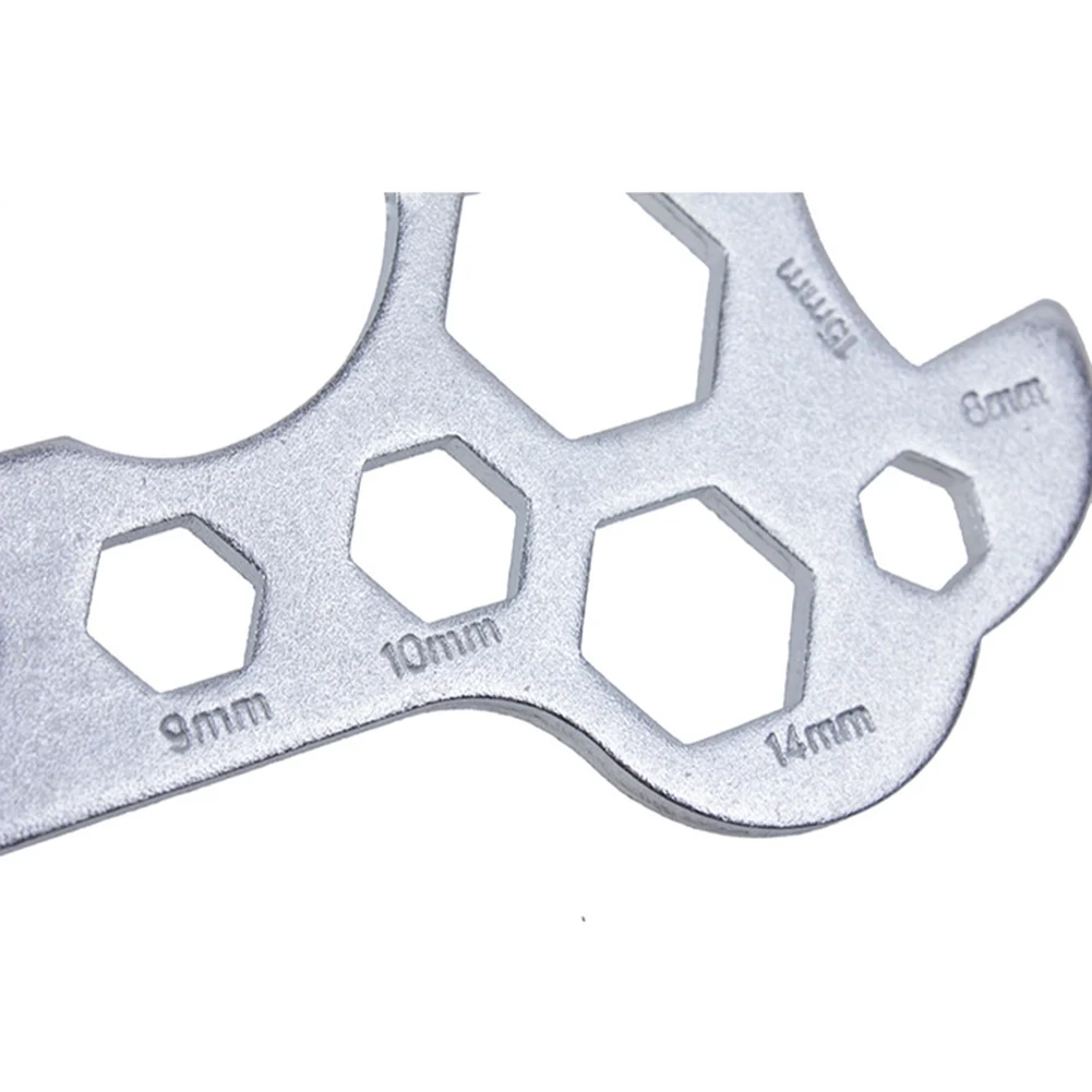 

1pc TL-30 Multipurpose Bike Wrench Carbon Steel Cycle 5-17mm Hexagon Wrenchs Spanner Bicycle Repair Hex Tool Cycling Accessories