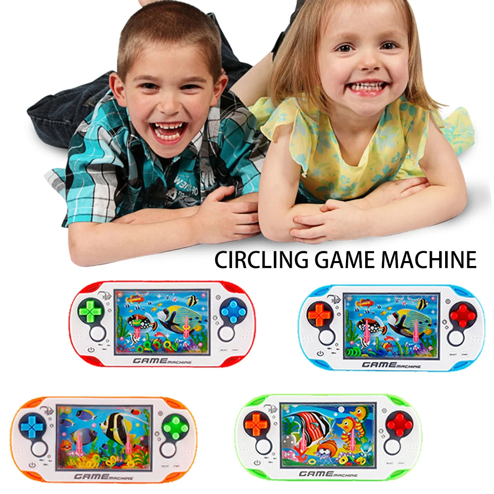 

Cultivate Kid Thinking Ability Toys Water Ring Toss Child Handheld Game Machine Parent-Child Interactive Game Toys Random Color