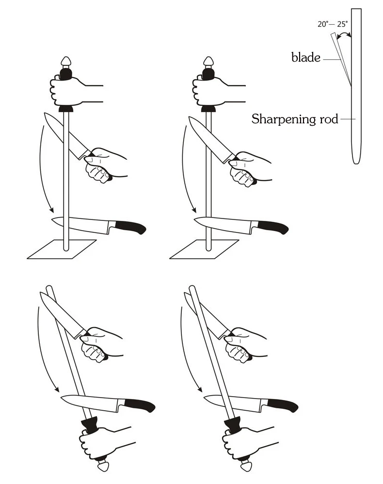 1 шт. точилка для ножей с ручкой из АБС керамики (циркония) поваров стальные ножи