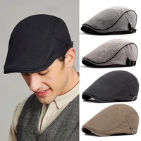fashion men women duckbill baseball cap outdoor sports adjustable driving sun flat cabbie newsboy hat unisex berets hat gift