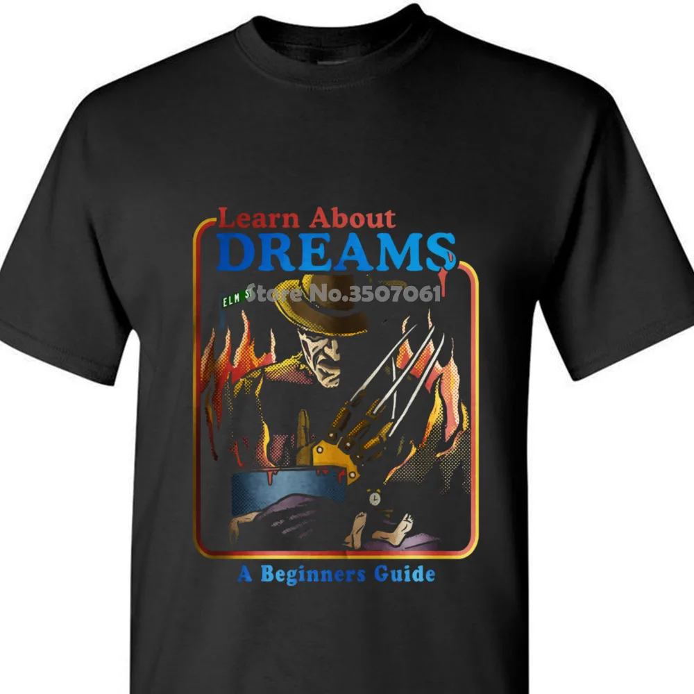 

Freddy Krueger Nightmare On Elm Street Dreams Official Tee T Shirt Mens Unisex New 2018 Fashion Mens T-shirts coat clothes tops