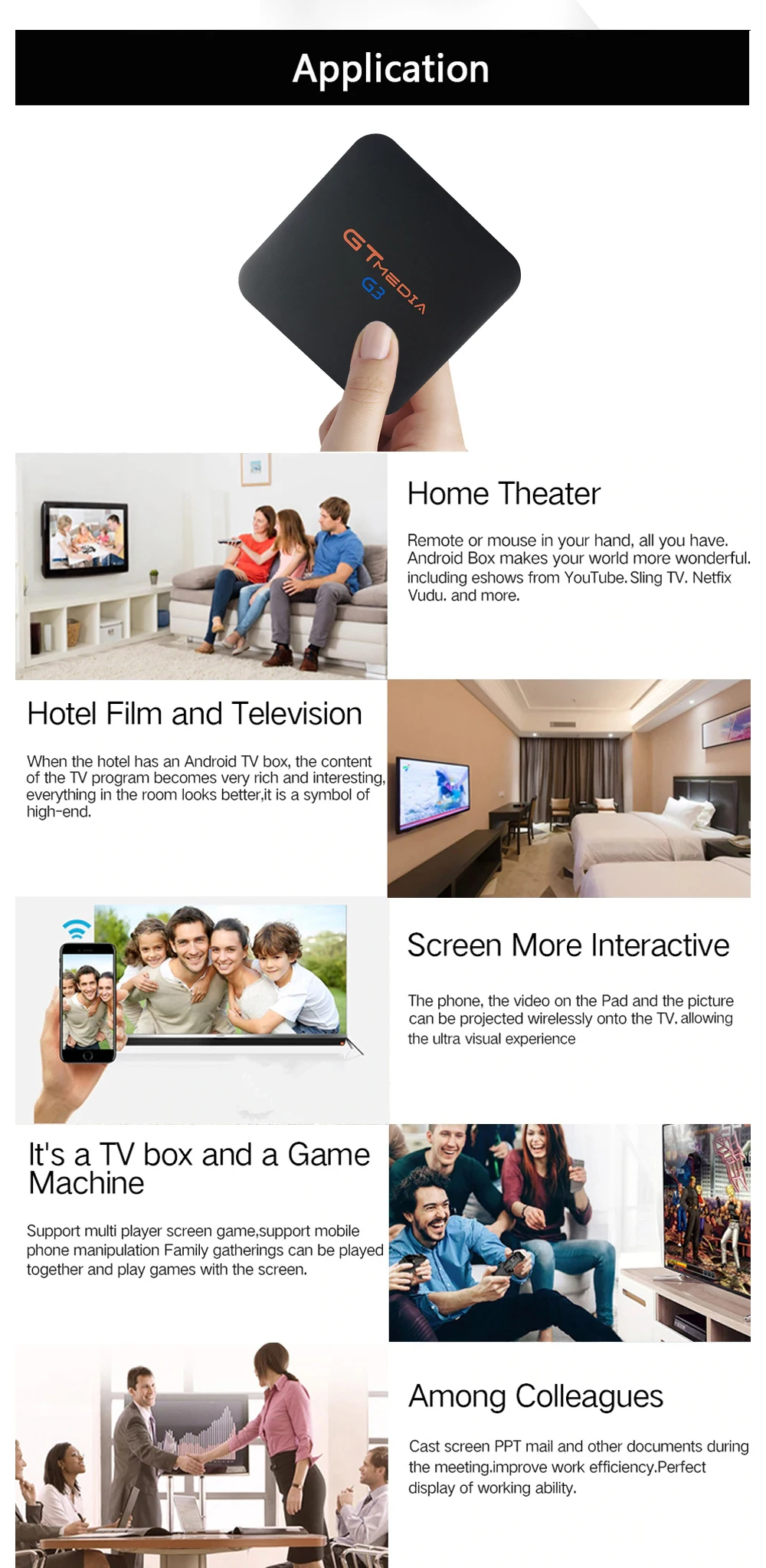 Бразильские каналы GTMEDIA G3 Android 7,1 Smart tv Box 2 Гб 16 Гб S905X Wifi антенна 4K IP tv Google YouTube Netflix медиаплеер