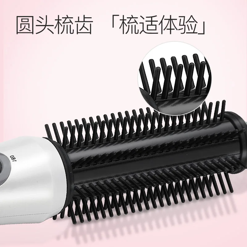 

Wireless Portable Ceramic Hair Straightener Dual Purpose Button Curling Bar USB Charging Curling Comb