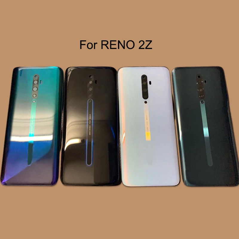 Reno2Z Back Glass Battery Cover For OPPO RENO 2Z Housing 3D Glass Case For Reno 2 Z Rear Door Back Cover