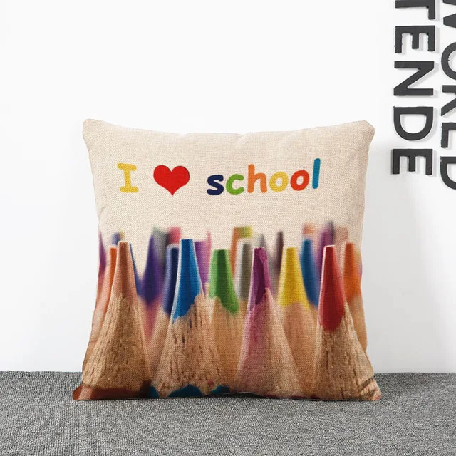 

Pencil Cushion Cover, Square Linen Cushion Cover, Bedroom Cushion Cover, Family Hotel Decoration Cushion Cover, Size 45cmx45cm .