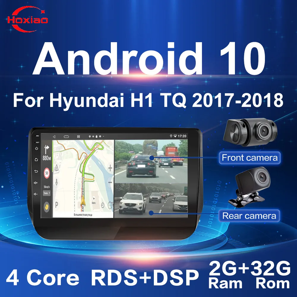 Автомобильный Android размеры 9 и 10 дюймов 2 Din RDS Двойной объектив автомобиль радио 4