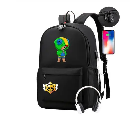 Рюкзак Leon Games для мальчиков и девочек школьный ранец с защитой от кражи