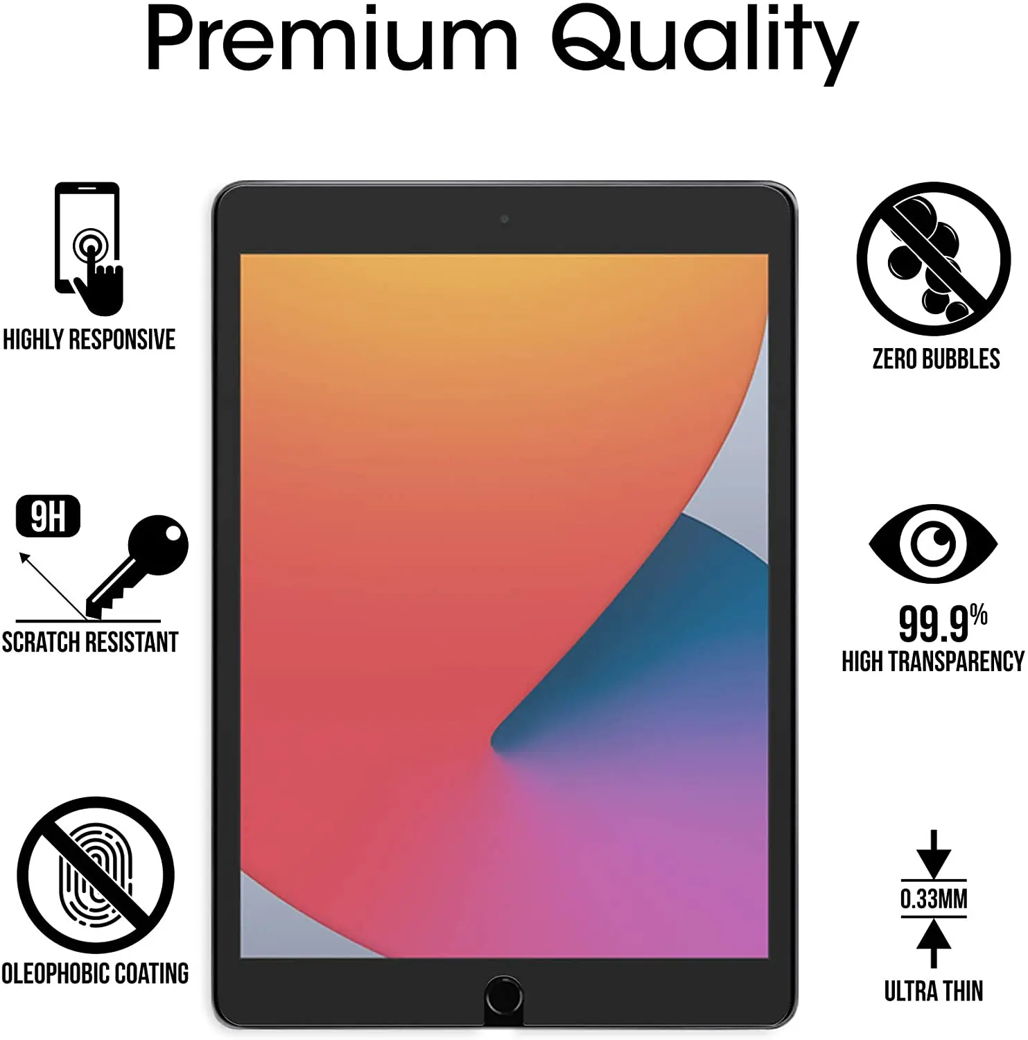 Для Apple IPad 2019 7 го поколения 10 2 дюймов A2197 A2198 A2200 защита для экрана планшета с