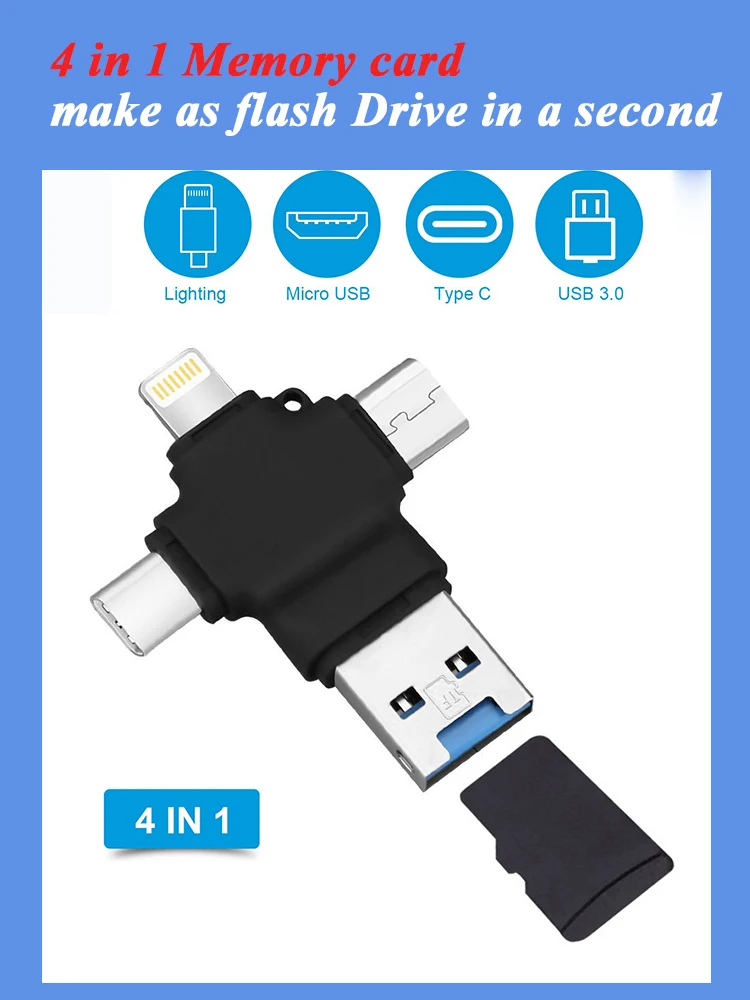 Роскошная usb-флешка Lightning для iPhone, флеш-накопитель 32 ГБ, флешка 64 ГБ, 128 ГБ, флеш-накопитель 16 ГБ, для iPad, ноутбука, Dekstop, ПК