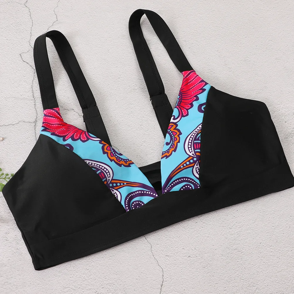 Сексуальный комплект бикини с лямкой на шее купальный костюм для женщин женский