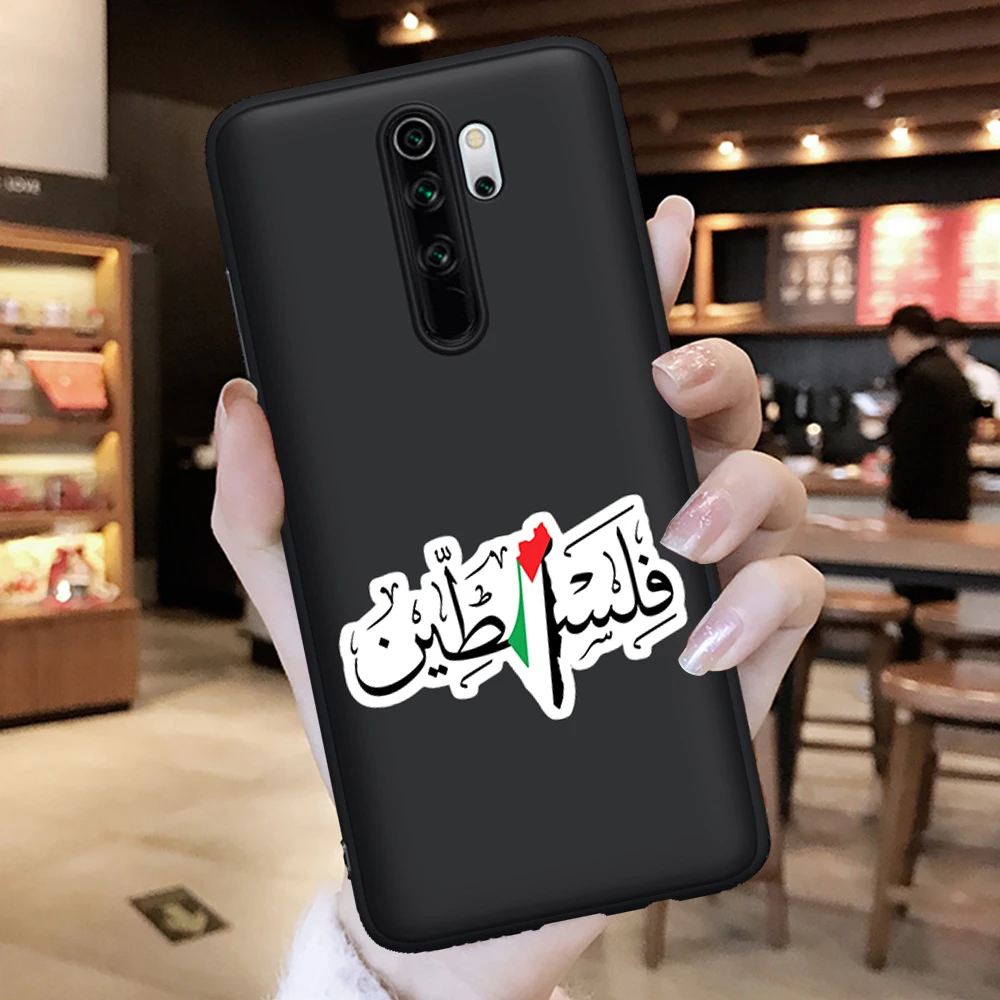 

New Luxury Free Palestine Map Arabic for Xiaomi Mi 9T Redmi Note 5 6 7 8 8T 9 9S 10 10Pro K20 K30 9T Pro Phone Case Coque Funda