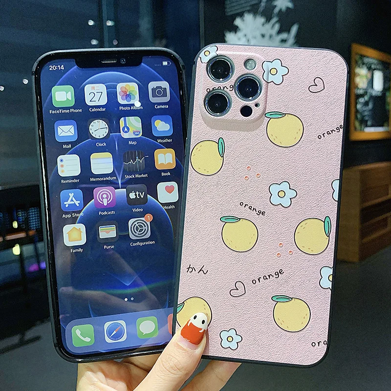 

3D Emboss Cartoon Phone Case For iPhone 7 8 Plus SE 2020 10 X XR XS 11 12 Mini Pro Max Camera Protect Soft TPU Relief Back Cover
