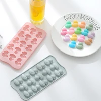 15 grids cute duck silicone chocolate molds high temperature resistant material for diy candy jelly pastry cake mold ice tray