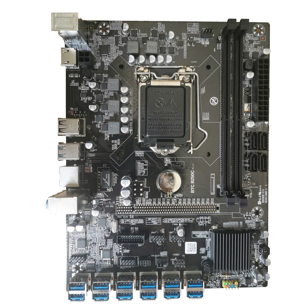 

Support 12 Graphics Card Mining motherboard