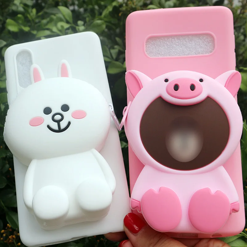 FAYDAI для Huawei P30 Lite чехол 3D милый мультяшный кошелек телефона Pro P 30 Чехол Мягкий ТПУ