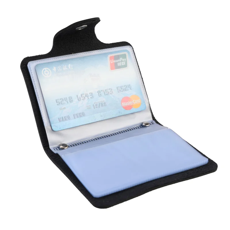 Чехол для карт Gemeer из искусственной кожи с 24 отделениями мужчин и