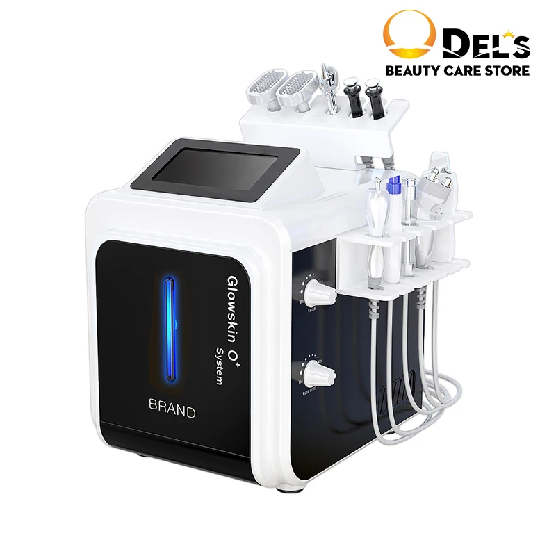Beste 2021 SPA369 Multifunctionele 10 In 1 Hydra Facial Peel Groeien Dermabrasie Machine Zuurstof Jet Ultrasone Scrubber Gezicht Lift Apparaat