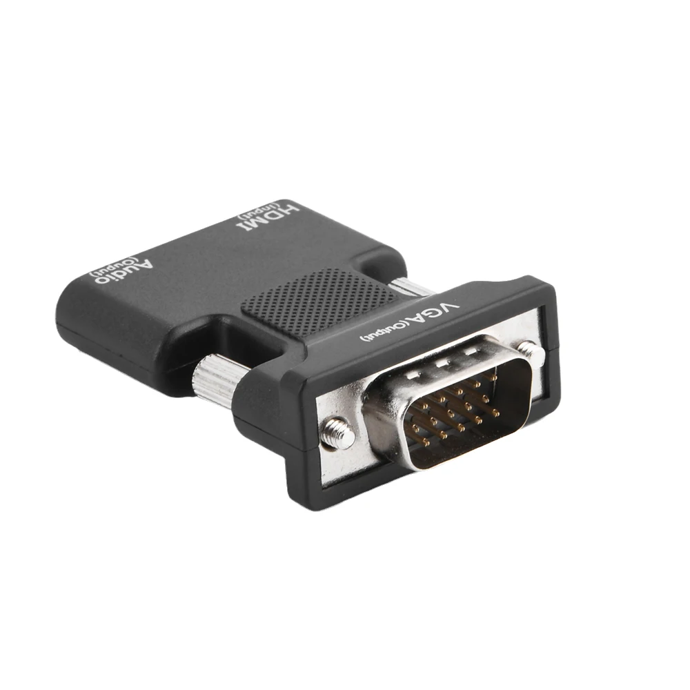 1080P HDMI-совместимый адаптер VGA HDMI аудиовыход кабель преобразователь разъем для