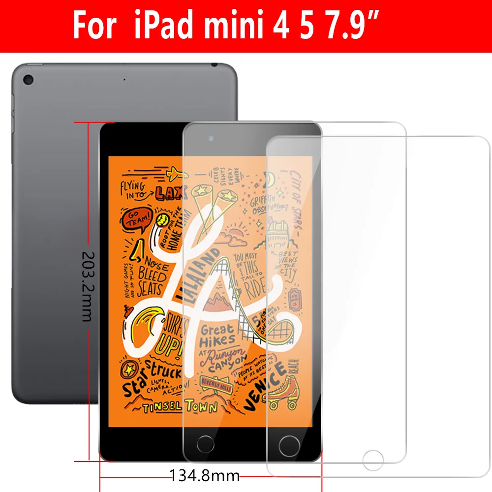 IPADMINI45 GHM2 2 шт./лот закаленное Стекло для iPad 9,7 Экран из закаленного стекла для iPad Air 2 Air 1 5/6th поколения для нового iPad 10,2 - Цвет: IPADMINI45 GHM2