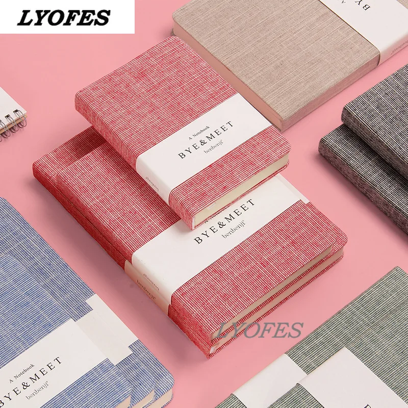 

A5 Bullet Journals Dot Notebook 128 Pages Hardcover Retro Diary Notebook Journal School Supplies Notebook Office Accessories