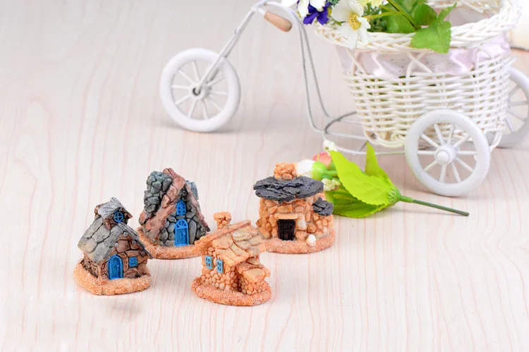 Каменный дом Сказочный Сад миниатюра ремесло микро ДОМ декорации для