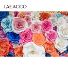 Laeacco свадебный фон для фотографии цветы розы сценическая Вечеринка день рождения ребенок портрет фото фон