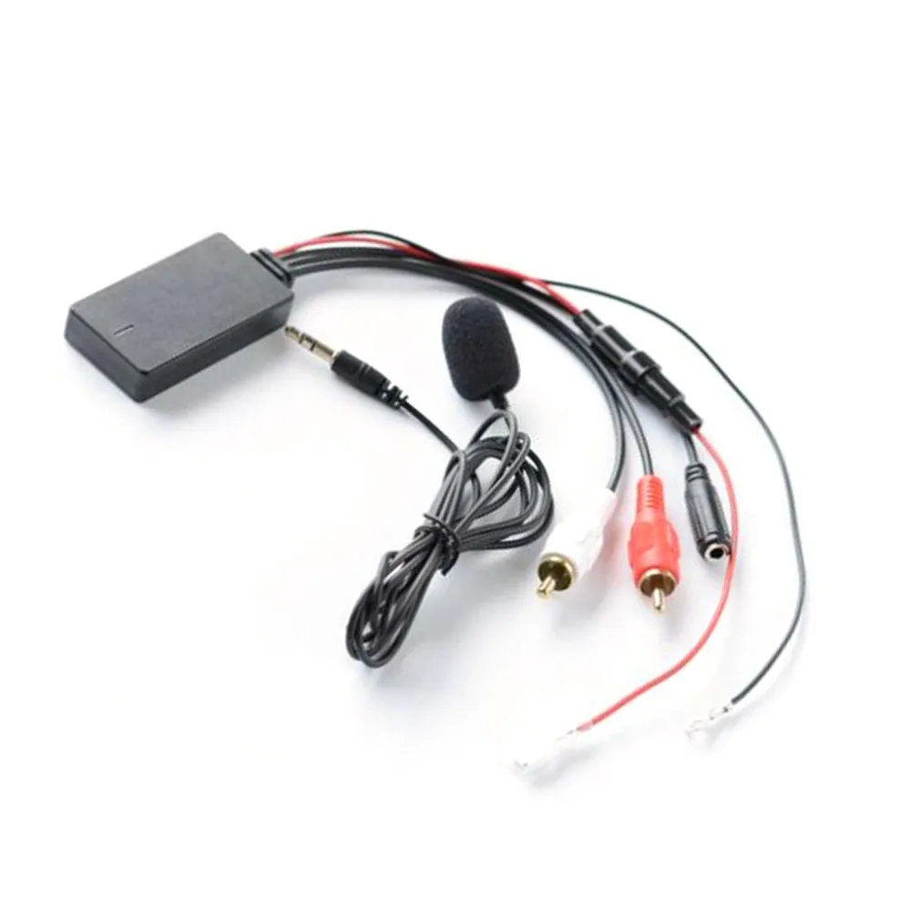 

AUX Receiver Bluetooth Adapter Cable Black Module Plug & Play Universal