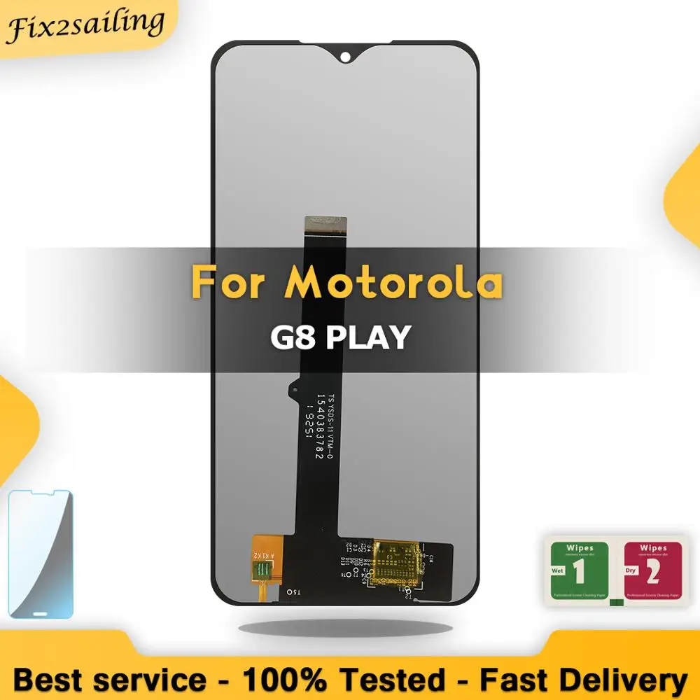 Новый ЖК дисплей для moto G8 Play сенсорный экран дигитайзер в сборе замена дисплея