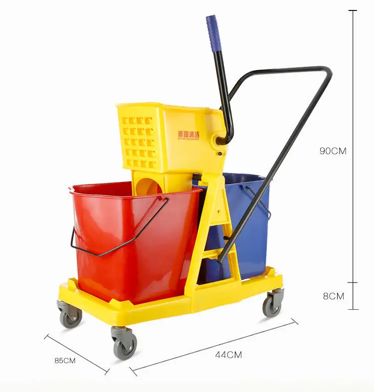 

Cleaning mop mop water squeezing bucket truck MOPA sent home commercial mop bucket bicycle compressor hand compressor
