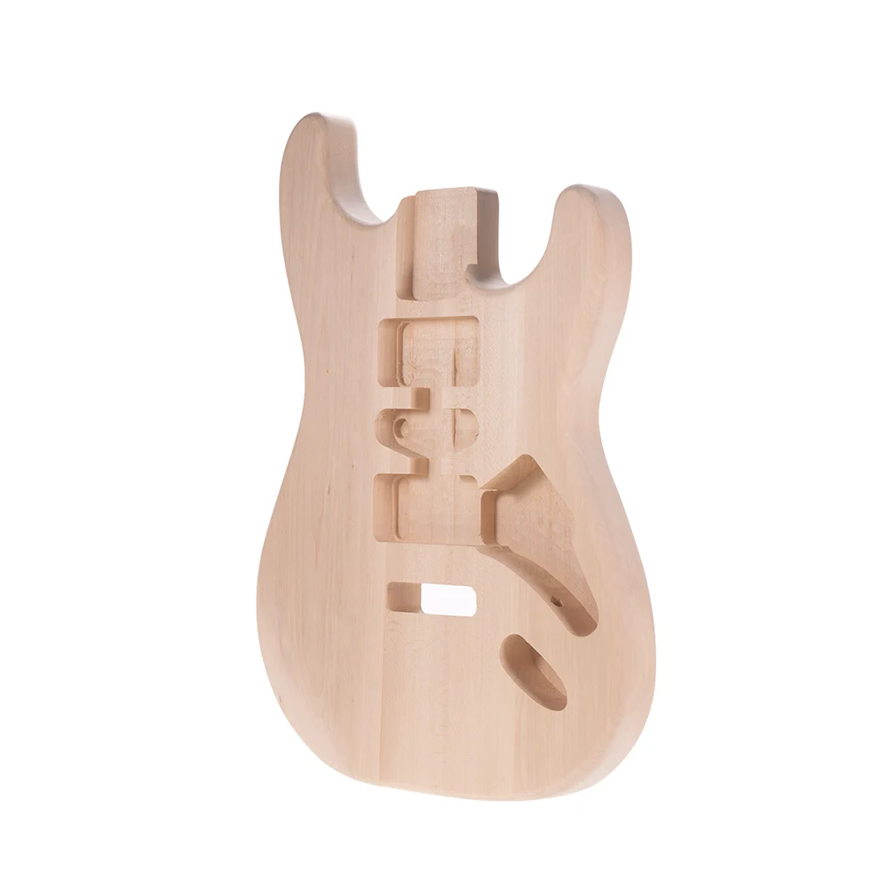 

DIY Electric Guitar Unfinished Body Guitar Blank Basswood Guitar Barrel Blank Basswood Guitar Body Replacement Parts
