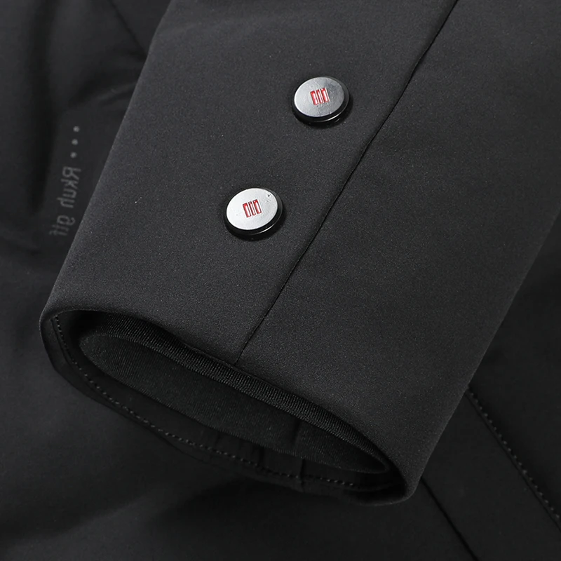 Мужская теплая зимняя куртка на утином пуху размера плюс 10XL 8XL 6XL 5XL 40 градусов с