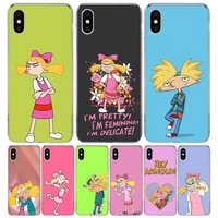 cartoon hey arnold fondos silicon call phone case for apple iphone 11 13 pro max 12 mini 7 plus 6 x xr xs 8 6s se 5s cover