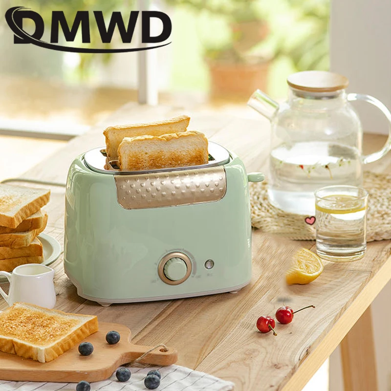 Домашний тостер DMWD с 2 ломтиками автоматическая теплая многофункциональная